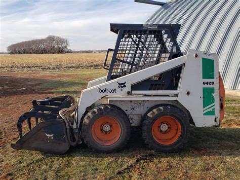 642b gas bobcat skid steer fuel line size|bobcat 642 weight capacity.